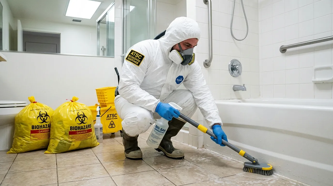 Decontamination equipment deployed for Blood Cleanup in Berwyn